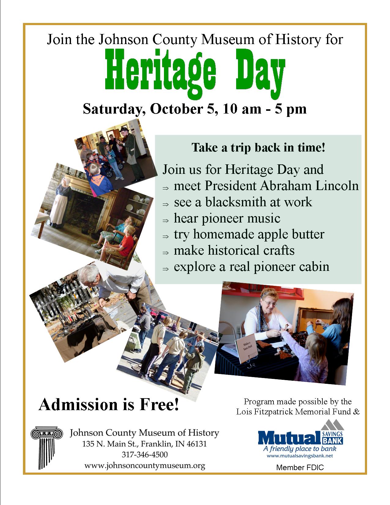 Heritage Day Flyer