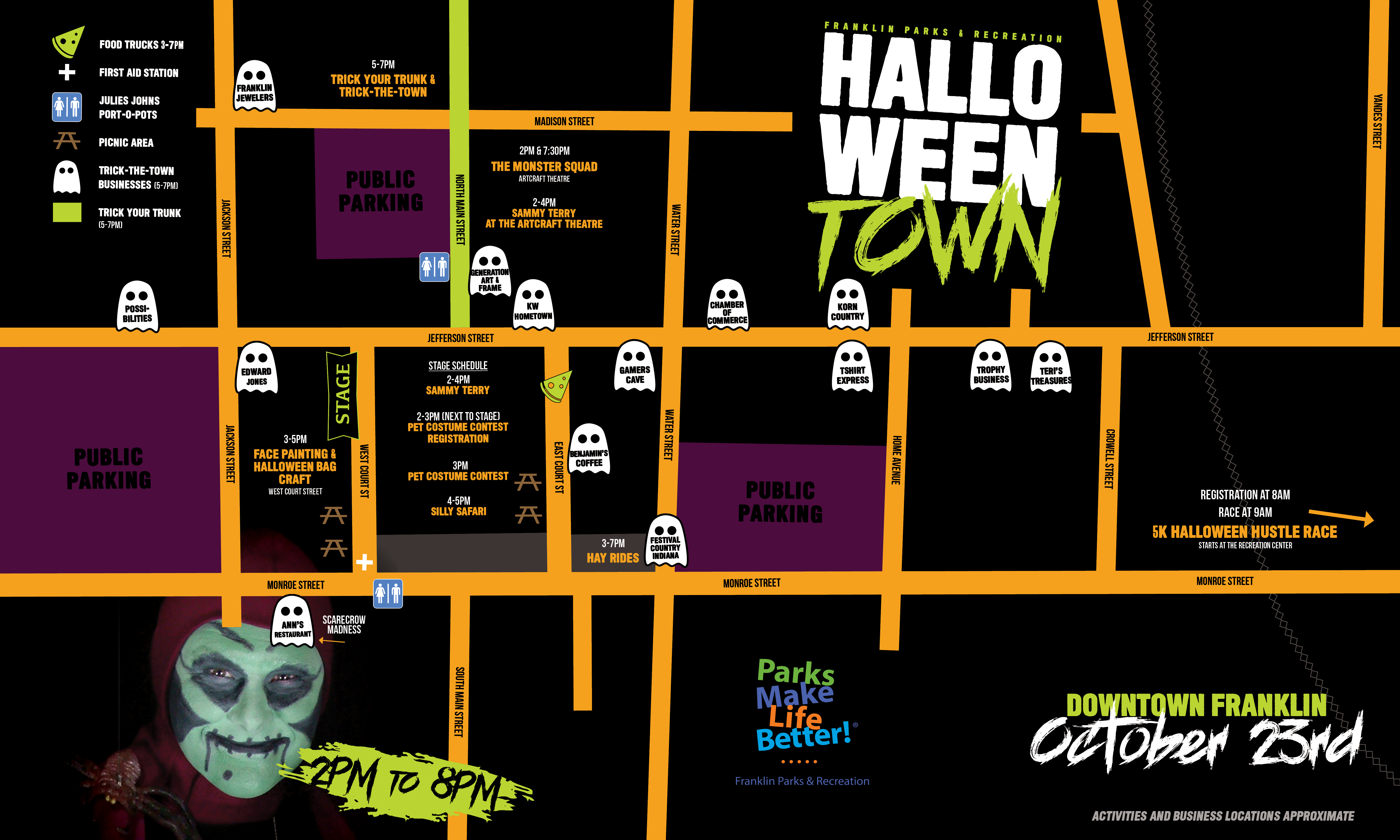 Halloween Town Map