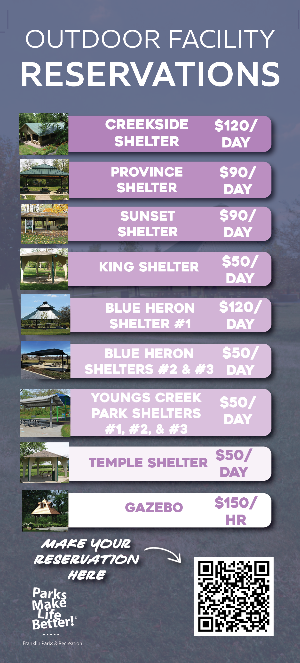 outdoor rentals